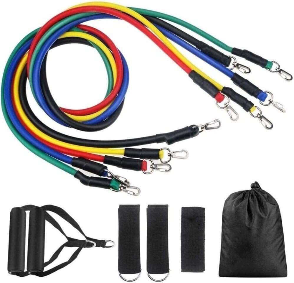 Resistance Bands Set | 11pcs Latex Pull Rope
