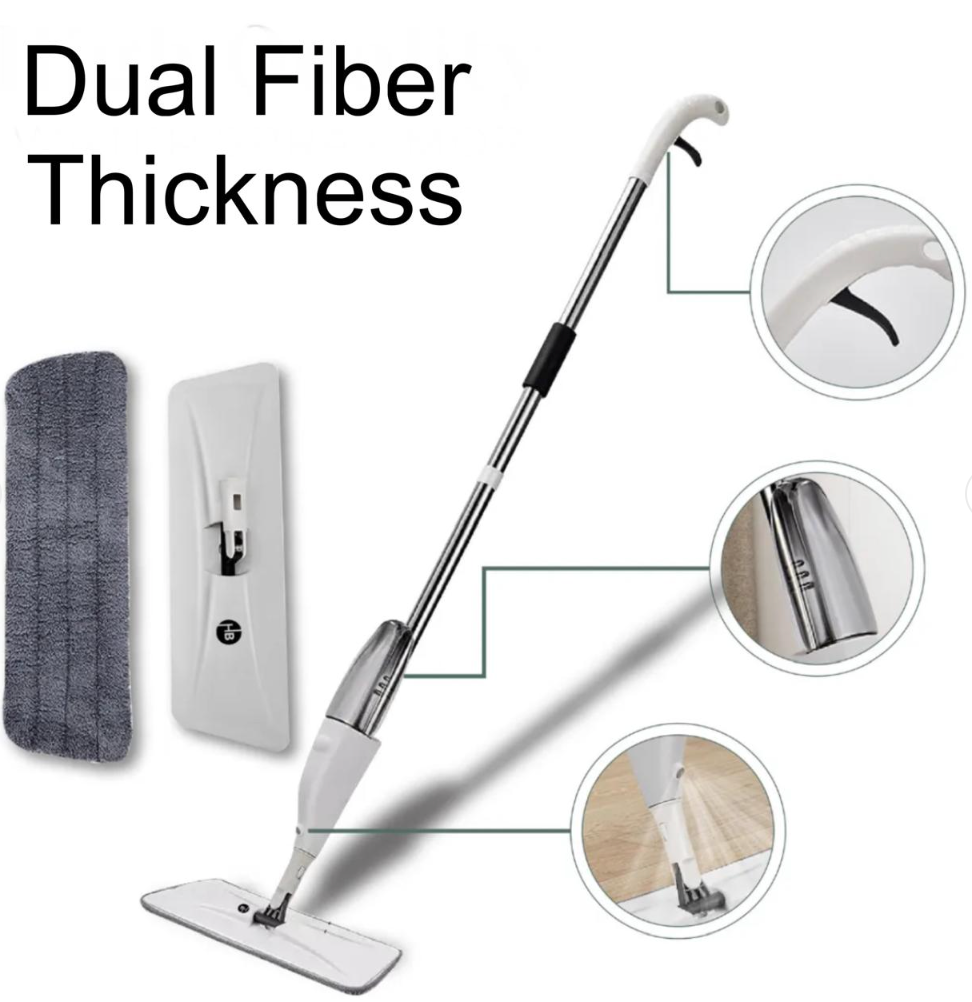 360 Rotating Spray Mop For Floor Cleaning